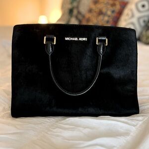 Michael Kors hair calf leather purse